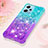 Coque Silicone Housse Etui Gel Bling-Bling YB2 pour Xiaomi Poco X5 5G Bleu Ciel