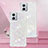 Coque Silicone Housse Etui Gel Bling-Bling YB3 pour Motorola Moto G 5G (2023) Argent