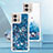 Coque Silicone Housse Etui Gel Bling-Bling YB3 pour Motorola Moto G Stylus (2023) 4G Bleu