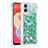 Coque Silicone Housse Etui Gel Bling-Bling YB3 pour Samsung Galaxy F04 Vert