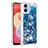 Coque Silicone Housse Etui Gel Bling-Bling YB3 pour Samsung Galaxy M04 Bleu