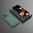 Coque Silicone Housse Etui Gel KC1 pour Apple iPhone 15 Pro Vert