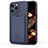 Coque Silicone Housse Etui Gel KC2 pour Apple iPhone 15 Pro Bleu