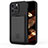 Coque Silicone Housse Etui Gel KC2 pour Apple iPhone 15 Pro Max Noir