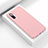 Coque Silicone Housse Etui Gel Line C01 pour Samsung Galaxy Note 10 Rose
