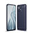 Coque Silicone Housse Etui Gel Line C01 pour Xiaomi Mi 11 Lite 5G NE Bleu