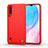 Coque Silicone Housse Etui Gel Line C01 pour Xiaomi Mi A3 Rouge