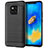 Coque Silicone Housse Etui Gel Line C02 pour Huawei Mate 20 Pro Noir