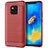 Coque Silicone Housse Etui Gel Line C02 pour Huawei Mate 20 Pro Rouge