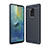 Coque Silicone Housse Etui Gel Line C02 pour Huawei Mate 20 X 5G Bleu