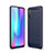 Coque Silicone Housse Etui Gel Line C04 pour Samsung Galaxy A90 5G Bleu