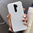 Coque Silicone Housse Etui Gel Line C04 pour Xiaomi Redmi Note 8 Pro Blanc