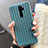 Coque Silicone Housse Etui Gel Line C04 pour Xiaomi Redmi Note 8 Pro Bleu