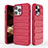 Coque Silicone Housse Etui Gel Line KC1 pour Apple iPhone 14 Pro Max Rouge