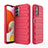 Coque Silicone Housse Etui Gel Line KC1 pour Samsung Galaxy A14 4G Rouge