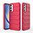 Coque Silicone Housse Etui Gel Line KC1 pour Samsung Galaxy A34 5G Rouge