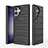 Coque Silicone Housse Etui Gel Line KC1 pour Samsung Galaxy S22 Ultra 5G Noir