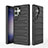 Coque Silicone Housse Etui Gel Line KC1 pour Samsung Galaxy S23 Ultra 5G Noir