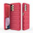 Coque Silicone Housse Etui Gel Line KC2 pour Samsung Galaxy A13 4G Rouge