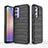 Coque Silicone Housse Etui Gel Line KC2 pour Samsung Galaxy A54 5G Noir