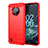 Coque Silicone Housse Etui Gel Line MF1 pour Nokia C200 Rouge