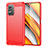 Coque Silicone Housse Etui Gel Line MF1 pour Xiaomi Redmi K40 5G Rouge