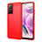 Coque Silicone Housse Etui Gel Line MF1 pour Xiaomi Redmi Note 12S Rouge