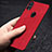 Coque Silicone Housse Etui Gel Line pour Huawei Honor 10 Lite Rouge