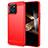 Coque Silicone Housse Etui Gel Line pour Huawei Honor X8b Rouge