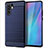 Coque Silicone Housse Etui Gel Line pour Huawei P30 Pro Bleu