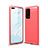 Coque Silicone Housse Etui Gel Line pour Huawei P40 Pro+ Plus Rouge