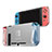 Coque Silicone Housse Etui Gel Line pour Nintendo Switch Gris