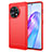 Coque Silicone Housse Etui Gel Line pour OnePlus 11R 5G Rouge