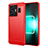 Coque Silicone Housse Etui Gel Line pour Realme GT Neo5 5G Rouge