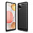 Coque Silicone Housse Etui Gel Line pour Samsung Galaxy A12 Nacho Noir