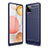 Coque Silicone Housse Etui Gel Line pour Samsung Galaxy A12 Nacho Petit