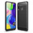 Coque Silicone Housse Etui Gel Line pour Samsung Galaxy A70E Noir