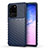 Coque Silicone Housse Etui Gel Line pour Samsung Galaxy S20 Ultra 5G Bleu