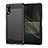 Coque Silicone Housse Etui Gel Line pour Sony Xperia Ace II Noir