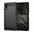 Coque Silicone Housse Etui Gel Line pour Sony Xperia Ace II SO-41B Noir