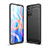 Coque Silicone Housse Etui Gel Line pour Xiaomi Redmi Note 11 5G Noir