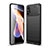 Coque Silicone Housse Etui Gel Line pour Xiaomi Redmi Note 11E Pro 5G Noir