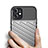 Coque Silicone Housse Etui Gel Line S01 pour Apple iPhone 12 Petit