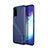 Coque Silicone Housse Etui Gel Line S01 pour Samsung Galaxy S20 Plus 5G Bleu