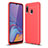 Coque Silicone Housse Etui Gel Line WL1 pour Samsung Galaxy A40 Rouge