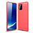 Coque Silicone Housse Etui Gel Line WL1 pour Samsung Galaxy M80S Rouge
