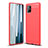 Coque Silicone Housse Etui Gel Line WL1 pour Samsung Galaxy Note 10 Lite Rouge