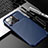 Coque Silicone Housse Etui Gel Serge pour Apple iPhone 14 Pro Bleu