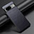 Coque Silicone Housse Etui Gel Serge pour Google Pixel 8 5G Noir Petit