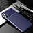 Coque Silicone Housse Etui Gel Serge pour Huawei Enjoy 10e Bleu